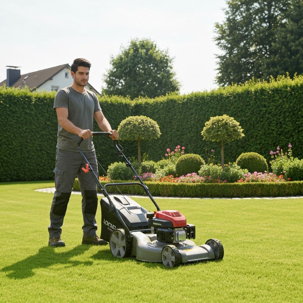 Notre Engagement - Entretien: Soins réguliers et saisonniers pour maintenir vos espaces verts en parfait état. Tonte, désherbage, taille des haies et entretien général adapté à chaque saison.